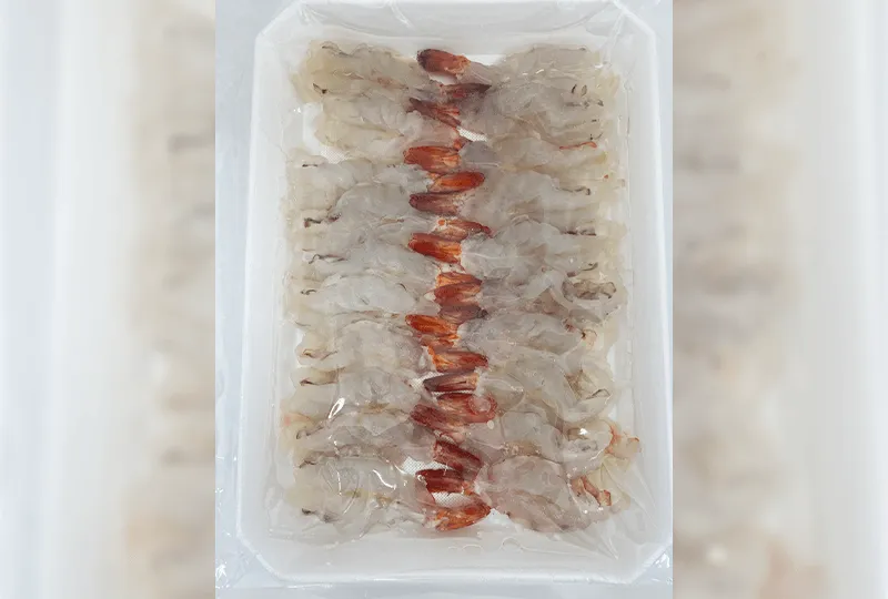 天然生海老開き